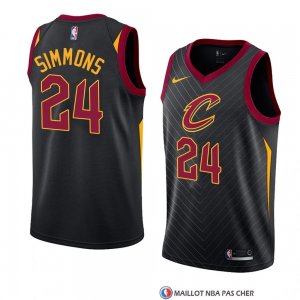 Maillot Cleveland Cavaliers Kobi Simmons Statement 2018 Noir