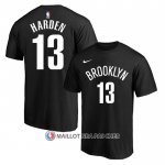 Maillot Manche Courte Brooklyn Nets James Harden Noir