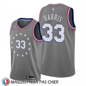 Maillot Philadelphia 76ers Tobias Harris Ville Gris