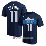 Maillot Manche Courte Dallas Mavericks Kyrie Irving Statement Bleu