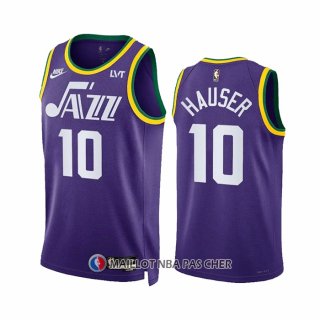 Maillot Utah Jazz Joey Hauser NO 10 Classic 2023-24 Volet