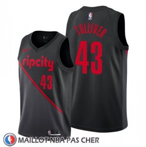 Maillot Portland Trail Blazers Anthony Tolliver Ville Noir