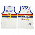 Maillot Retro Nuggets Iverson 3 Blanc