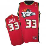 Maillot Detroit Pistons Hill #33 Rouge