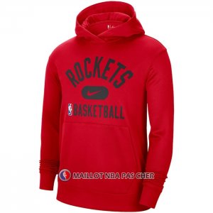 Veste a Capuche Houston Rockets Performance Practice 2021-22 Rouge