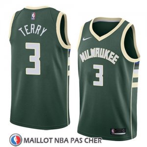 Maillot Milwaukee Bucks Jason Terry No 3 Icon 2018 Vert
