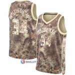 Maillot Milwaukee Bucks Giannis Antetokounmpo NO 34 Select Series 2023 Marron