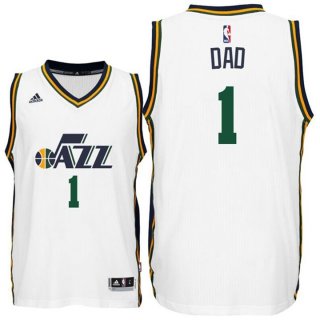 Maillot Fete des Peres Jazz Dad 1 Blanc