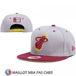 Casquette Miami Heat 9FIFTY Snapback Gris