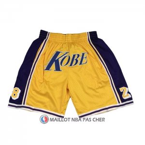 Short Los Angeles Lakers Kobe Bryant Just Don Jaune