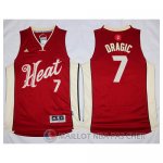 Maillot Miami Heat Dragic Noel #7 Rouge