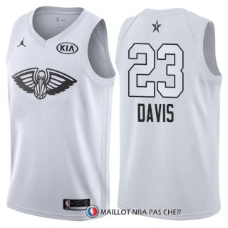 Maillot All Star 2018 New Orleans Pelicans Anthony Davis 23 Blanc