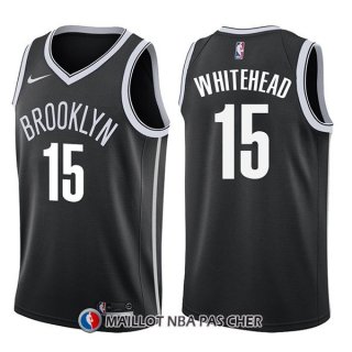 Maillot Brooklyn Nets Isaiah Whitehead Icon 15 2017-18 Noir