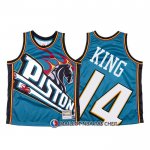 Maillot Detroit Pistons Louis King Mitchell & Ness Big Face Bleu