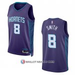 Maillot Charlotte Hornets Dennis Smith NO 8 Statement 2022-23 Volet