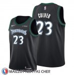 Maillot Minnesota Timberwolves Jarrett Culver Hardwood Classics 2019-20 Noir