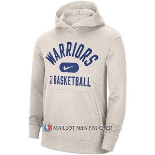 Veste a Capuche Golden State Warriors Performance Practice 2021-22 Blanc
