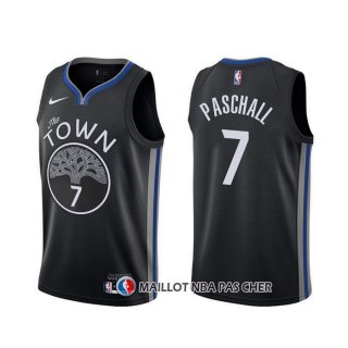 Maillot Golden State Warriors Eric Paschall Ville 2019-20 Noir
