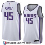 Maillot Sacramento Kings Jack Cooley No 45 Association 2018 Blanc