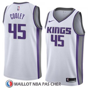 Maillot Sacramento Kings Jack Cooley No 45 Association 2018 Blanc