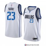 Maillot Dallas Mavericks Trey Burke Association 2018-19 Blanc