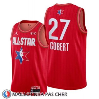 Maillot All Star 2020 Utah Jazz Rudy Gobert Rouge