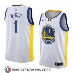 Maillot Golden State Warriors Javale Mcgee No 1 Association 2018 Blanc
