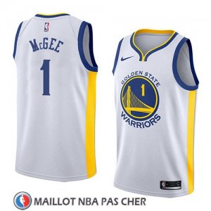 Maillot Golden State Warriors Javale Mcgee No 1 Association 2018 Blanc