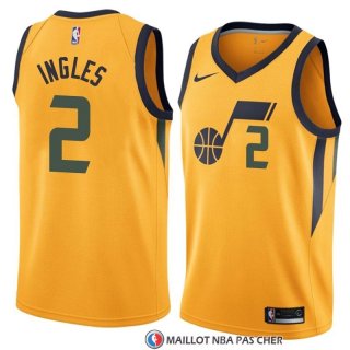 Maillot Utah Jazz Joe Ingles Statement 2018 Jaune