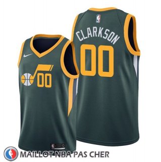 Maillot Utah Jazz Jordan Clarkson Earned Edition Vert