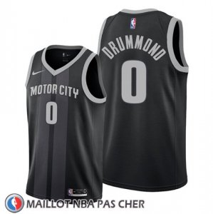 Maillot Detroit Pistons Andre Drummond Ville Edition Noir
