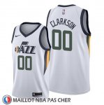 Maillot Utah Jazz Jordan Clarkson Association Edition Blanc