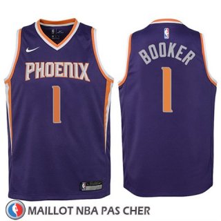 Maillot Enfant Phoenix Suns Devin Booker No 1 2017-18 Volet