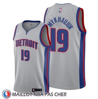 Maillot Detroit Pistons Svi Mykhailiuk Statement Gris