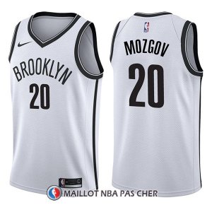 Maillot Brooklyn Nets Timofey Mozgov Association 20 2017-18 Blanc