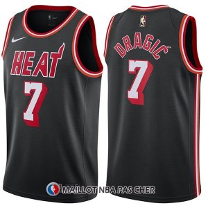 Maillot Miami Heat Goran Dragic Classic 7 2017-18 Noir