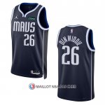 Maillot Dallas Mavericks Spencer Dinwiddie NO 26 Statement 2022-23 Bleu