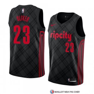 Maillot Portland Trail Blazers Cameron Oliver Ville 2018 Noir