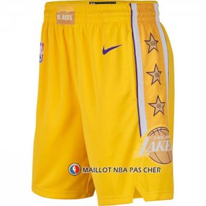 Short Los Angeles Lakers Ville Jaune