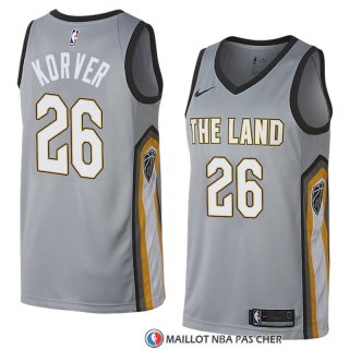 Maillot Cleveland Cavaliers Kyle Korver Ville 2018 Gris