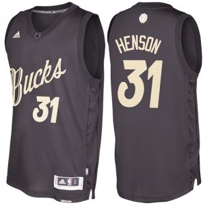 Maillot Navidad 2016 John Henson Bucks 31 Noir