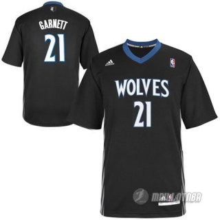 Maillot Garnett Manche courte Minnesota Timberwolves Noir