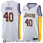 Maillot Los Angeles Lakers Ivica Zubac No 40 Association 2018 Blanc