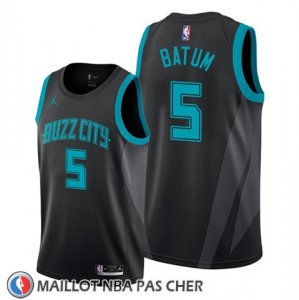 Maillot Charlotte Hornets Nicolas Batum Ville Edition Noir