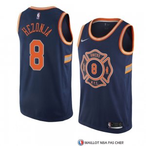 Maillot New York Knicks Mario Hezonja Ville 2018 Bleu