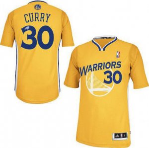 Maillot Manche Courte Warriors Curry 30 Jaune