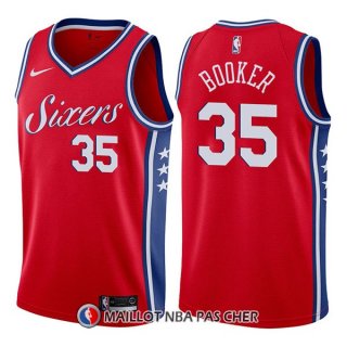 Maillot Philadelphia 76ers Trevor Booker Statement 35 2017-18 Rouge