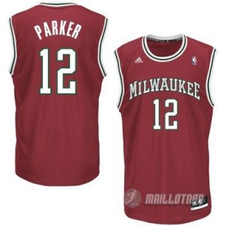 Maillot Rouge Parker Milwaukee Bucks Revolution 30