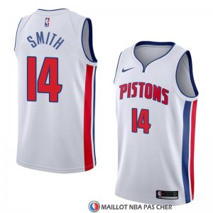 Maillot Detroit Pistons Ish Smith Association 2018 Blanc
