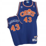 Maillot retro de Daugherty Cleveland Cavaliers #43 Bleu